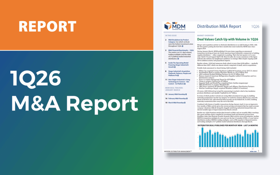 MDM 1Q26 M&A Report image
