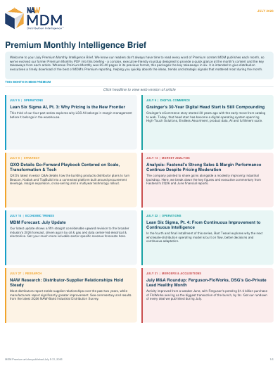 MDM July 2026 Premium Monthly Intelligence Brief