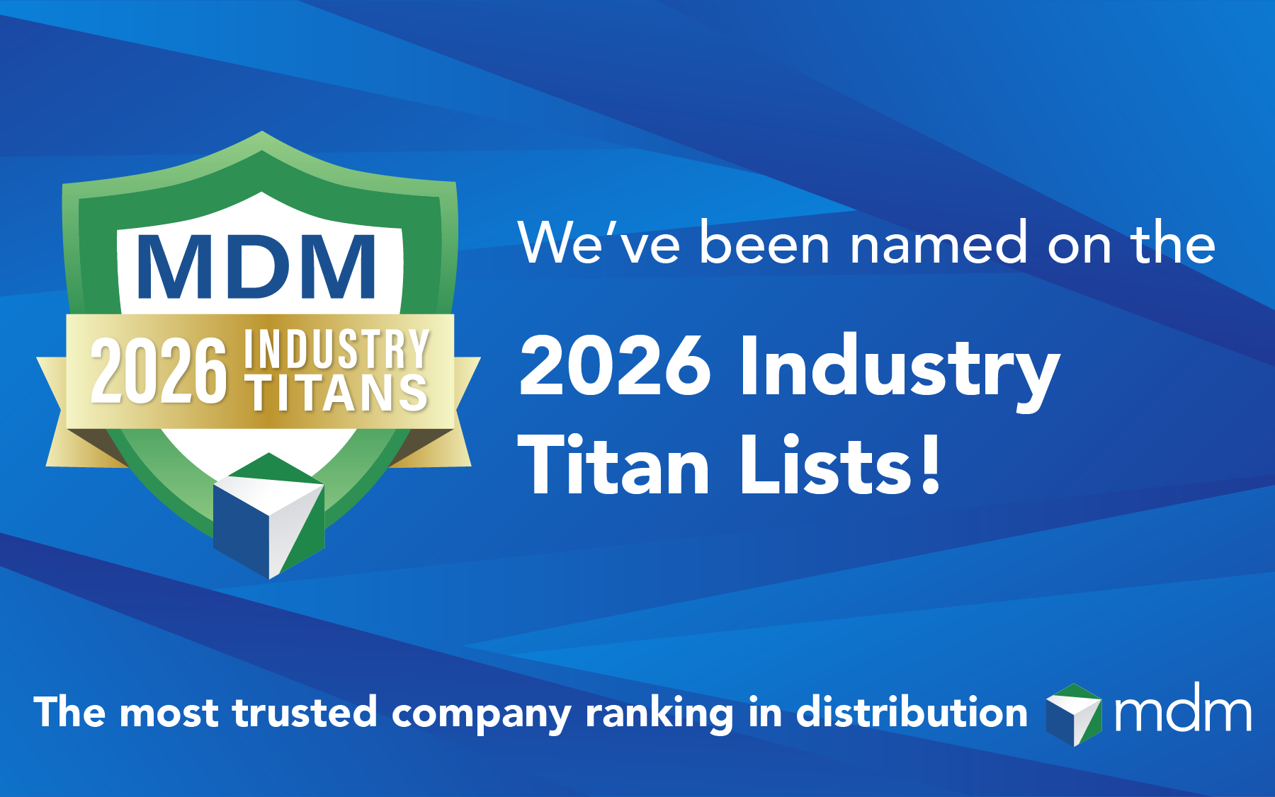 2026 MDM Industry Titans — General Announcement social media graphic