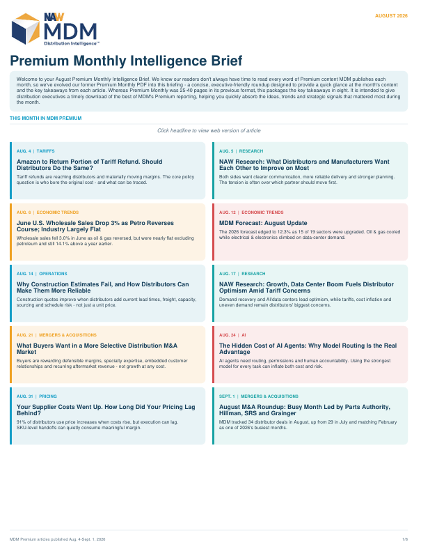 MDM August 2026 Premium Monthly Intelligence Brief