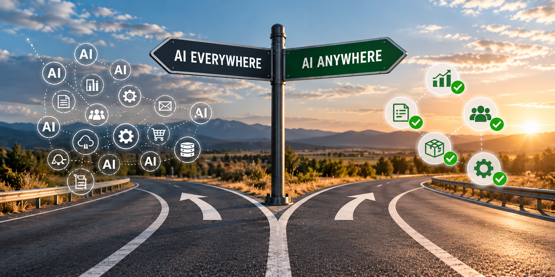 AI Everywhere vs. AI Anywhere